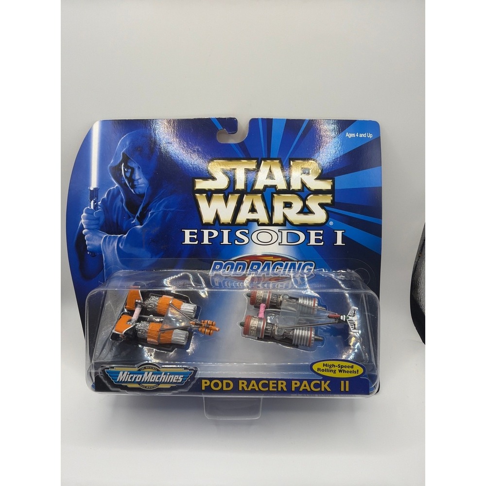 Star Wars Micro Machines Episode 1 Pod Racer Pack II T3 New Sealed! Galoob